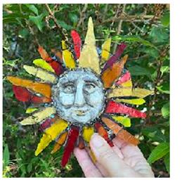Green Man Garden Plaquest with Sarah's Mosaics
